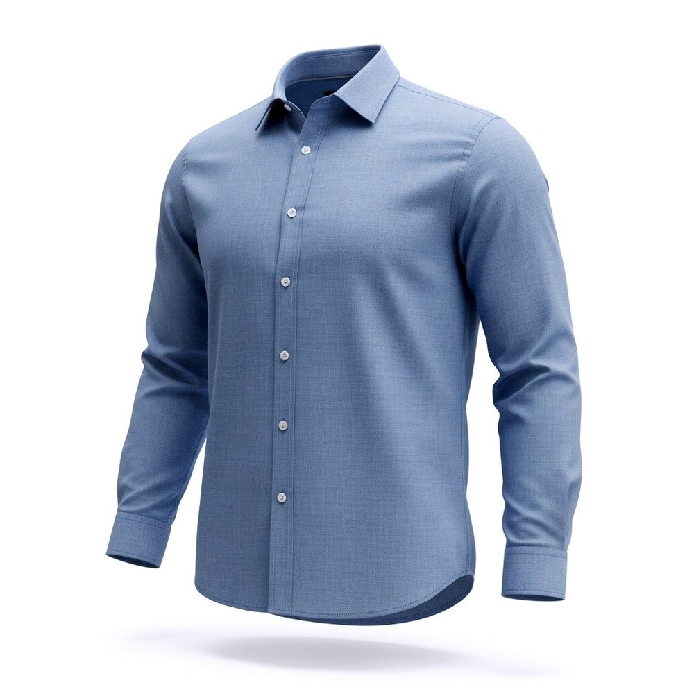 Peter Millar Button Down Shirt Mens Large Blue Soft Twill Cotton Professional